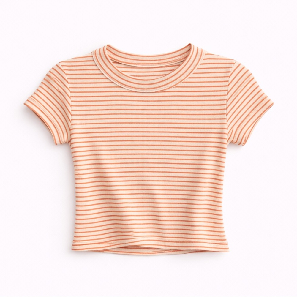 Brandy Melville Red Stripped Tee